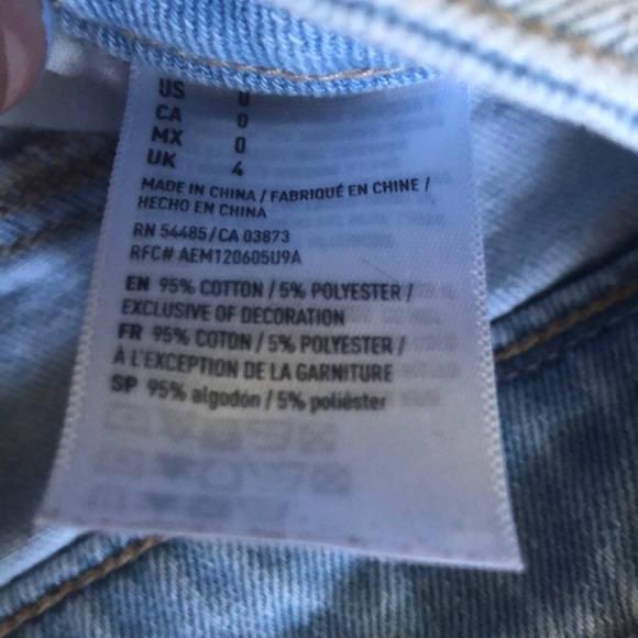American Eagle Light Wash Denim Skirt - Picture 3 of 3